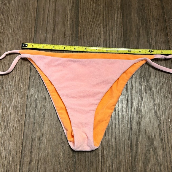 Daily Drills Pink and Orange Reversible Women's Bikini.  Size M - Picture 6 of 6